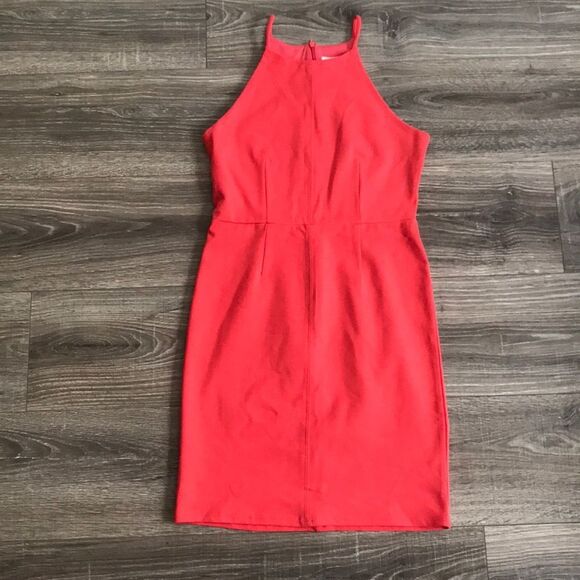 Coral bodycon dress💜LAST CHANCE - Picture 1 of 6